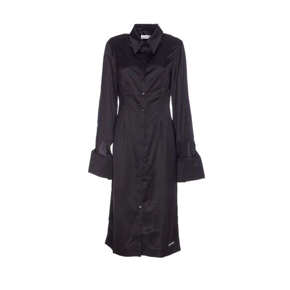 Marine Serre Women Wrapped SatinLong Dress